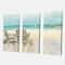 Designart - Seaside Morning no Window - Coastal Gallery-wrapped Canvas